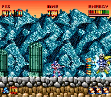 Super Turrican (USA) screen shot game playing